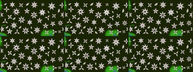 Küçük gri çiçekli oldukça eski bir besin torbası deseni. Tekstil, kumaş, kapaklar, duvar kağıtları, baskı, naylon, koleksiyon defteri, örgü, dekupaj için güzel bir eskiz. Millefleurlar.