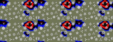 Doodle çiçekler ve dalları, otlar ve çiçekler. Elle çizilmiş. Raster resim. Güzel kumaş deseni.