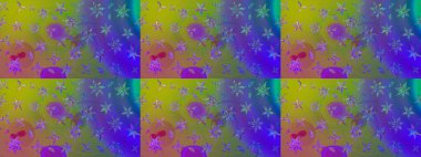 Raster stili kumaş deseni. Çiçekler suluboya çizim deseni.