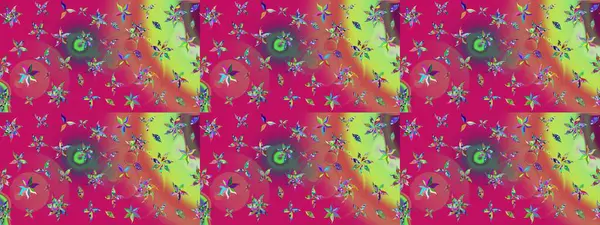 Çiçekli çiçek deseni, suluboya. Çiçekler morumsu renklerde. Renkli bahar temalı eskiz kalıbı arka planda. Düz Çiçek Elementleri Tasarım Raster illüstrasyonu.