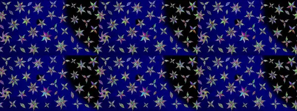 -Mavi çiçekler. Çiçek kolajı. Çiçek kompozisyonu. Küçük çiçekte güzel bir desen var. Doğa. Çiçek arkaplan. Raster deseni.