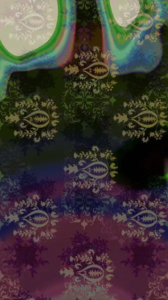 Raster illüstrasyonu. Küçük çiçekteki sevimli çiçek deseni. Tony 'nin kumaş kalıbını çiz. Modaya uygun kumaş deseni.