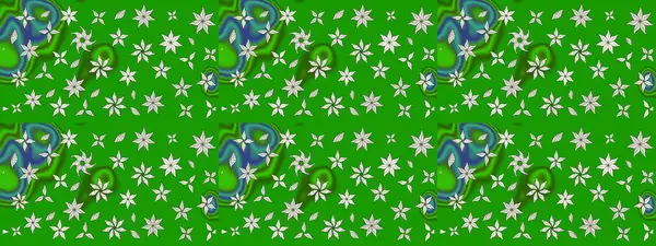 Raster - stok. Yeşil çiçekli eskiz deseni, suluboya çiçek deseni, sevimli çiçek, duvar kağıdı, kart veya kumaş için fayanslı.