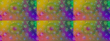 Suluboya çizim kalıbı. Moda baskısı. Raster illüstrasyonu. Eski model. Dekorasyon ve tasarım için güzel bir desen. Çiçeğin suluboya çizimlerinin zarif deseni.