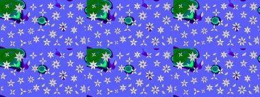 Çiçekli, yapraklı, çiçek desenli eskiz. El çizimi. Raster illüstrasyonu.