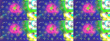 Paket kağıdı için en iyisi. Doğal kozmetik ürünleri, parfüm, çiçekçi dükkanı için bahar ihalesi tasarımı. Mavi lale çiçekli Raster eskiz deseni. Karşılama ya da düğün geçmişi olarak kullanılabilir.