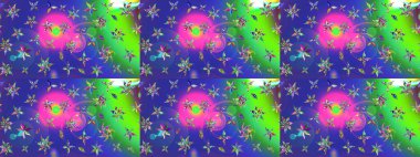 Of doodle elements. Hand drawn Raster illustration. Sketch flower pattern can be used for wallpaper, website background, wrapping paper, invitation, flyer, banner or website.