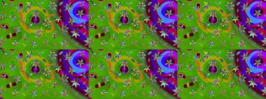 Çiçek duvar kâğıdı. Yeşil renkli şirin tekstil. Çiçek arkaplan. Raster illüstrasyonu. Renkli çizim deseni.