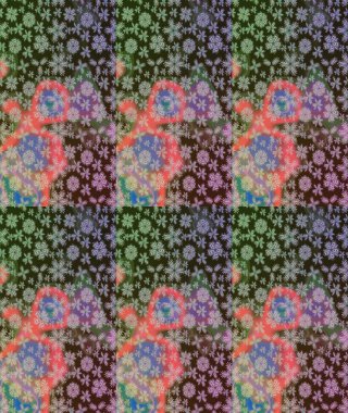 Çiçekli yumuşak bir eskiz şekli. Raster çiçekleri klasik tarzda çizilmiş. Gri renklerde bahar çiçekleri. Raster illüstrasyonu.