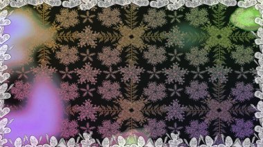 Raster illüstrasyonu. El çizimi çiçekli, soyut, pürüzsüz desen. Gri renkli çiçekler.