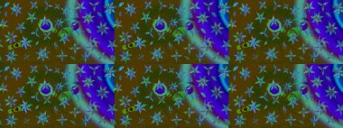 Raster çiçek desenli çiçek deseni, yapraklar, dekoratif elementler, sıçrama, lekeler, el çizimi kontur çizgileri ve Doodle çizim stili, grafik raster çizim çizimi.