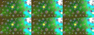 Modern gelişim yeşil raster arka plan duvar kâğıdı illüstrasyonu klasik çizgili, desenli desenli çiçekler, çiçekli süsler. Çiçekli el çizimi çizimi deseni.