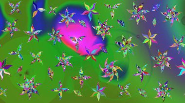 Çizim çiçek deseni duvar kağıdı, web sitesi arka planı, ambalaj kağıdı, davetiye, broşür, afiş veya web sitesi için kullanılabilir. Karalama elementleri. El çizimi Raster illüstrasyonu.