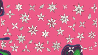 Paketleme, tekstil, duvar kâğıdı için çiçek eskizi. Raster 'ın taze dokusu. Klasik çiçek desenli. Yumuşak fayans. Yumuşak pamuk tasarımı.