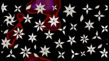 Küçük çaplı çiçeklerdeki basit şirin desenler. Tekstil veya kitap kapakları, imalat, duvar kağıtları, baskı, hediye paketi ve yapıştırma kitabı için çiçek eskizi geçmişi. Raster illüstrasyonu.