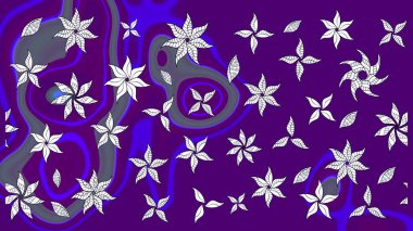 Küçük çaplı çiçeklerdeki basit şirin desenler. Tekstil veya kitap kapakları, imalat, duvar kağıtları, baskı, hediye paketi ve yapıştırma kitabı için çiçek eskizi geçmişi. Raster illüstrasyonu.