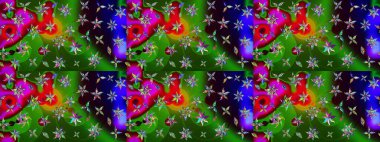 Çiçek arkaplan. Güzel kumaş deseni. Çizim raster deseni.