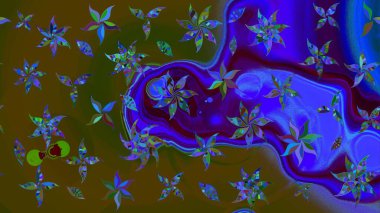 Güzel suluboya çiçekler, ilham verici çiçek desenli eskiz arkaplanı. Raster..