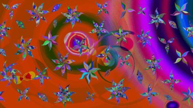 Simple cute pattern in small-scale flowers. Raster illustration. Floral sketch background for textile or book covers, manufacturing, wallpapers, print, gift wrap and scrapbooking.