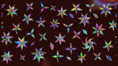 Raster çiçek izi. Çiçek rengi eskiz deseni. Klasik taslak çizimi.