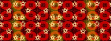 Basit bir kar tanesi. Kırmızı, kahverengi ve turuncu renkler. Soyut duvar kâğıdı, ambalaj dekorasyonu. Kışın sembolü, mutlu noeller, mutlu yeni yıl kutlaması Raster illüstrasyonu..