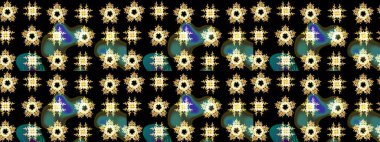 Xmas Frost kar taneleri izole edilmiş siluet sembolü. Kar tanesi raster arka planı. Kış siyahı, sarı ve yeşil noel kar bembeyaz kristal element. Raster tasarımı. Meteoroloji buz koleksiyonu.