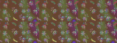 Renkli elementlerle Raster ilginç desen