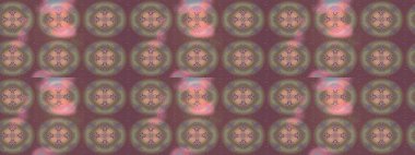 Raster düz çiçekleri pürüzsüz desen. Hediye ambalaj kağıdı, tebrik kartları, posterler ve pankart tasarımı. Kahverengi, bej ve nötr renklerde çiçekler.