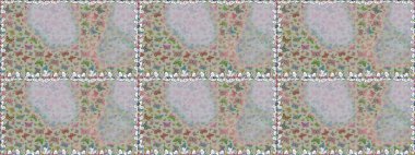 Gri ve nötr üzerindeki sevimli kelebekler. Ambalajlar, duvar kağıtları, kumaş tasarımı ve kağıt için güzel bir arka plan. Raster illüstrasyonu. Renkli kelebeklerin kusursuz arka planı.