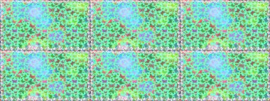 Raster renkli sonsuz doku. Kelebekli çizim şekli. Elle çizilmiş illüstrasyon. Bahar ve yaz tasarımı için renkli arkaplan.