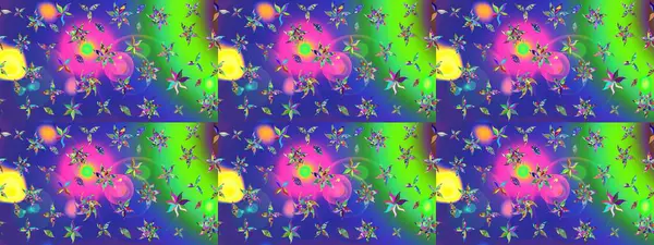 Raster suluboya çiçek deseni, narin çiçekler, mavi çiçekler, tebrik kartı şablonu. Güzel kumaş deseni.