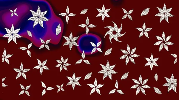 Bahar mevsimi. Nazik romantik baskı. Raster güzel bir çiçek deseni çizmiş. Tatil havası..