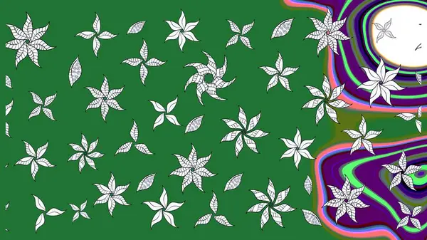 Paisley el çizimi elementler. Fantezi çiçekli eskiz deseni, doğal duvar kağıdı, çiçek desenli kıvrım çizimi. Ev dekoru.