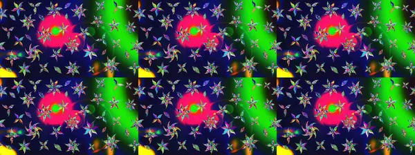 Eskiz klasiği. Düz Çiçek Elementleri Tasarımı. Raster Şirin kumaş deseni. Renkli Bahar Teması çizim şablonu.