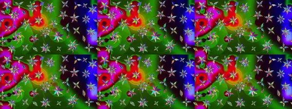 Çiçek arkaplan. Güzel kumaş deseni. Çizim raster deseni.