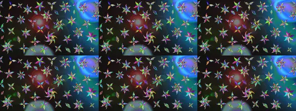 Güzel kumaş deseni. Raster suluboya deseni, narin çiçekler, gri çiçekler, tebrik kartı şablonu..