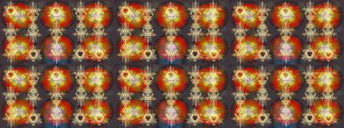 Raster illüstrasyonu. Güzel kumaş deseni. Bahar çiçekli güzel bir çiçek deseni..