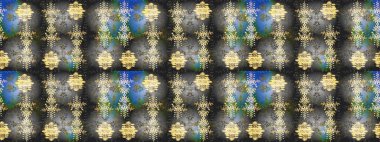 Raster illüstrasyonu. Gri, bej ve mavi renkte kristal kar taneleri.