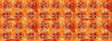 Renkli elementlerle Raster ilginç desen