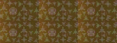 Bokeh kahverengisi, yeşili, nötr ve kar taneleri olan dekoratif Noel arkaplanı. Raster illüstrasyonu.