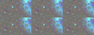 Suluboya desenli çiçek deseni. Dekorasyon ve tasarım için güzel bir desen. Ton halinde. Çiçeğin suluboya çizimlerinin mükemmel deseni. Moda yazdırma.