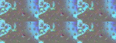 Güzel kumaş deseni. Düz Çiçek Elementleri Tasarımı. Raster çiçekli arka plan. Yazdır. Renkli Yaz Temalı eskiz kalıbı. Güzel çizim şekli..