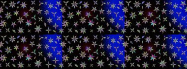 Renkli Bahar Teması eskiz kalıbı. Siyah renkli çiçekler. Düz Çiçek Elementleri Tasarımı. Güzel çiçek deseni..