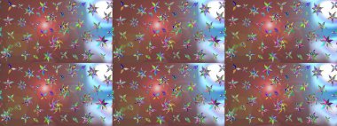 Kahverengi üzerine çiçekler. Eskiz arkaplan modeli. Raster hisseleri. Suluboya, elle çizilmiş.