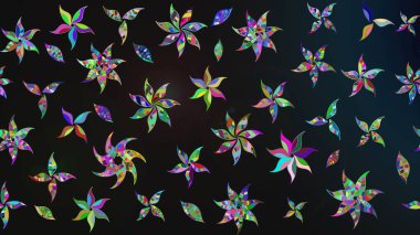 Kumaş, duvar kağıdı ve kağıt üzerine baskı yapmak için gelişen arka plan. Eski usul küçük çiçekli şirin bir eskiz deseni. Raster illüstrasyonu. Moda arka planında parlak buketler.