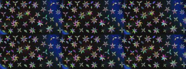 Manzaralı çiçek deseni. Sevgililer günü ve tebrik kartı konsepti için şık bir davetiye. Üst manzara, yumuşak gri renk tarzı. Çiçek kompozisyonu, el boyası, hassas şablon..