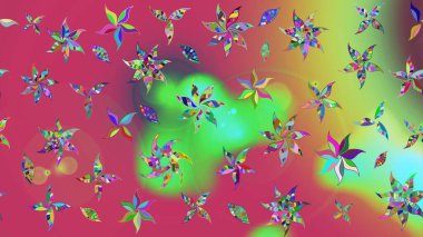 Yumuşak, bahar çiçekli arka plan. Pembe renkli çiçekler. Raster çiçek desenli ve çiçekli..