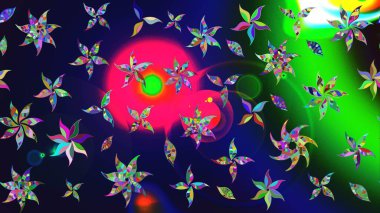 Güzel suluboya yaz çiçekleri deseni..