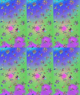 Zarif, parlak ve yeşil çiçek desenli bir taslak. Sabıka fotoğraflarında, bebek kıyafetlerinde, duvar kâğıtlarında, paket kutularında falan kullanılabilir. Raster..