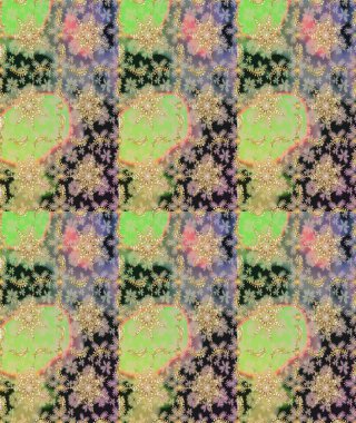 Duvar kâğıdı barok, İspanyol kumaşı. Tarafsız renklerde altın elementler. Şık bir grafik desen. Çiçek deseni. Çizim raster arkaplanı.